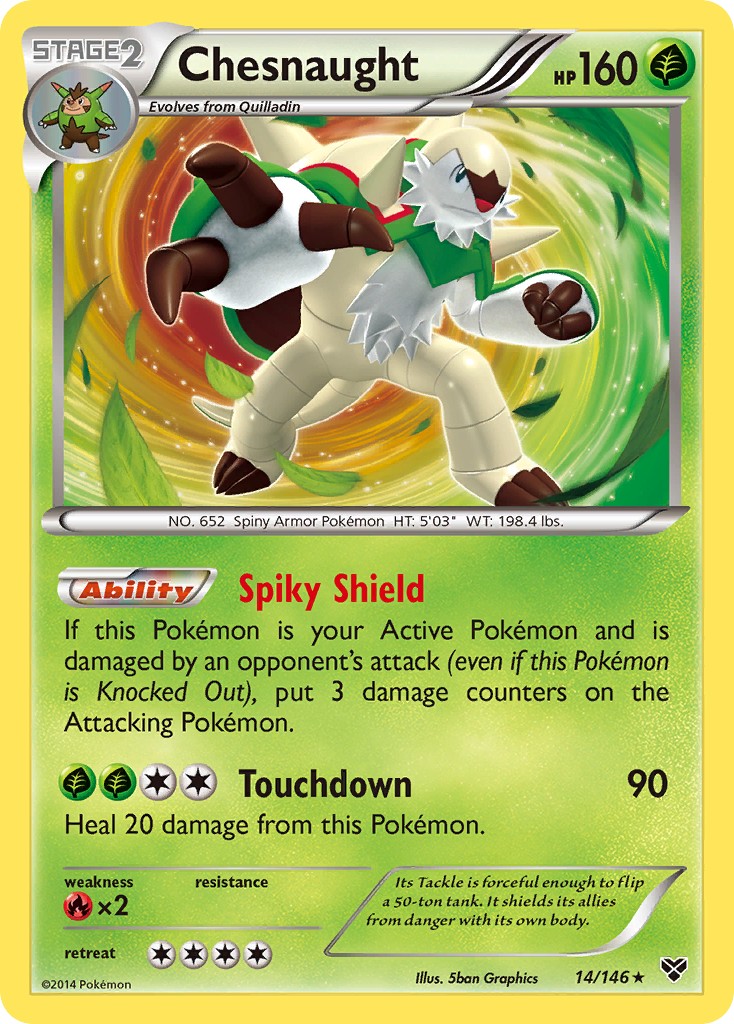 2014 Pokémon XY 2014 Pokémon XY #14 trading card
