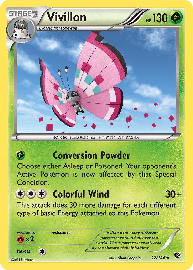 2014 Pokémon XY 2014 Pokémon XY #17 trading card