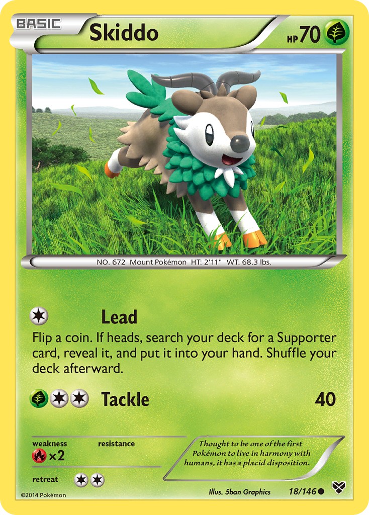 2014 Pokémon XY 2014 Pokémon XY #18 trading card