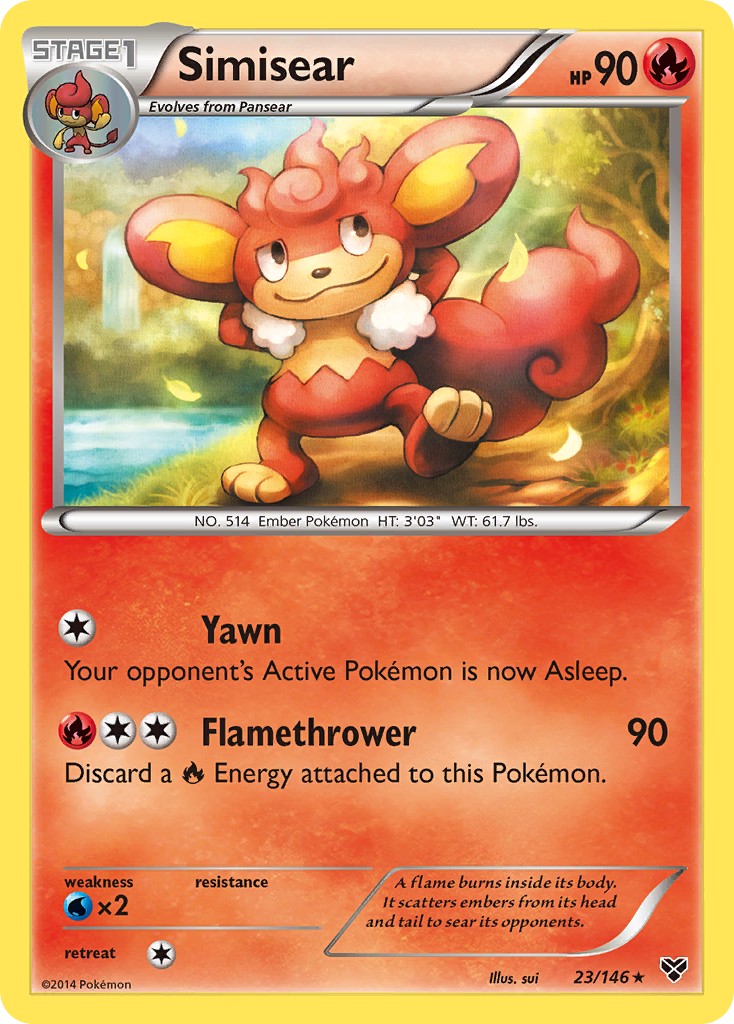 2014 Pokémon XY 2014 Pokémon XY #23 trading card