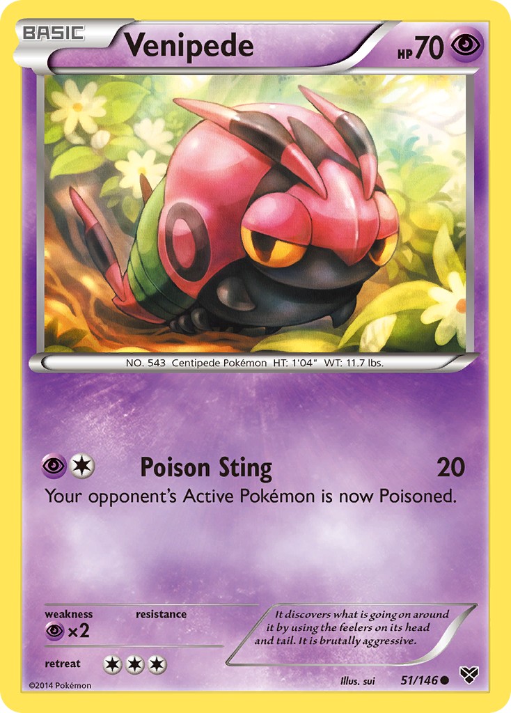 2014 Pokémon XY 2014 Pokémon XY #51 trading card