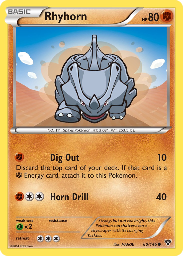 2014 Pokémon XY 2014 Pokémon XY #60 trading card