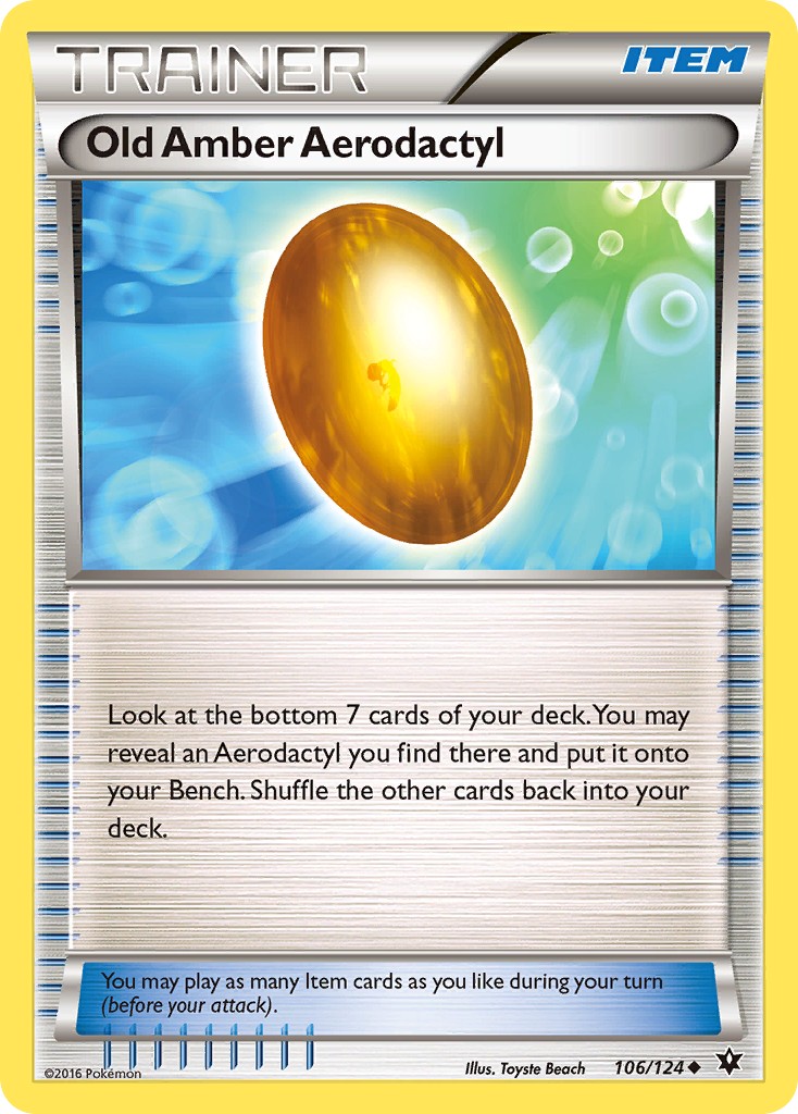 Old Amber Aerodactyl - Image 1