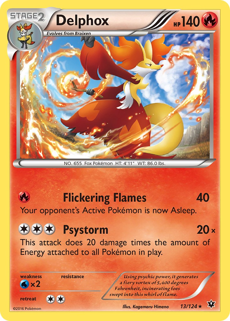 2016 Pokémon Fates Collide 2016 Pokémon Fates Collide #13 trading card