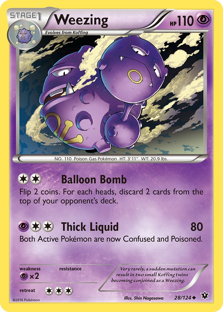 2016 Pokémon Fates Collide 2016 Pokémon Fates Collide #28 trading card