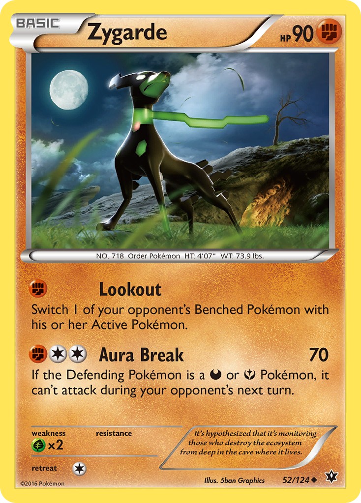 2016 Pokémon Fates Collide 2016 Pokémon Fates Collide #52 trading card
