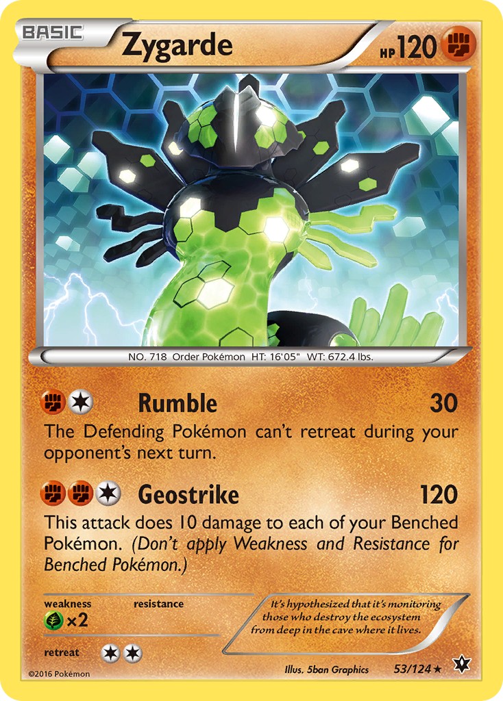 2016 Pokémon Fates Collide 2016 Pokémon Fates Collide #53 trading card