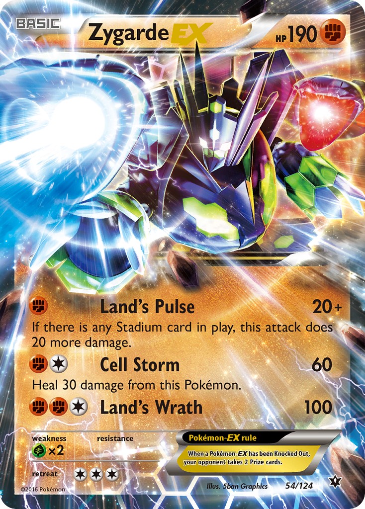 2016 Pokémon Fates Collide 2016 Pokémon Fates Collide #54 trading card
