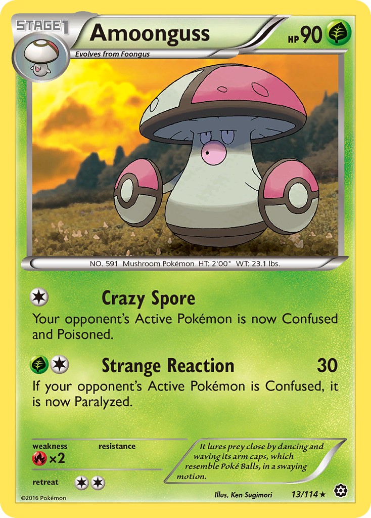 2016 Pokémon Steam Siege 2016 Pokémon Steam Siege #13 trading card