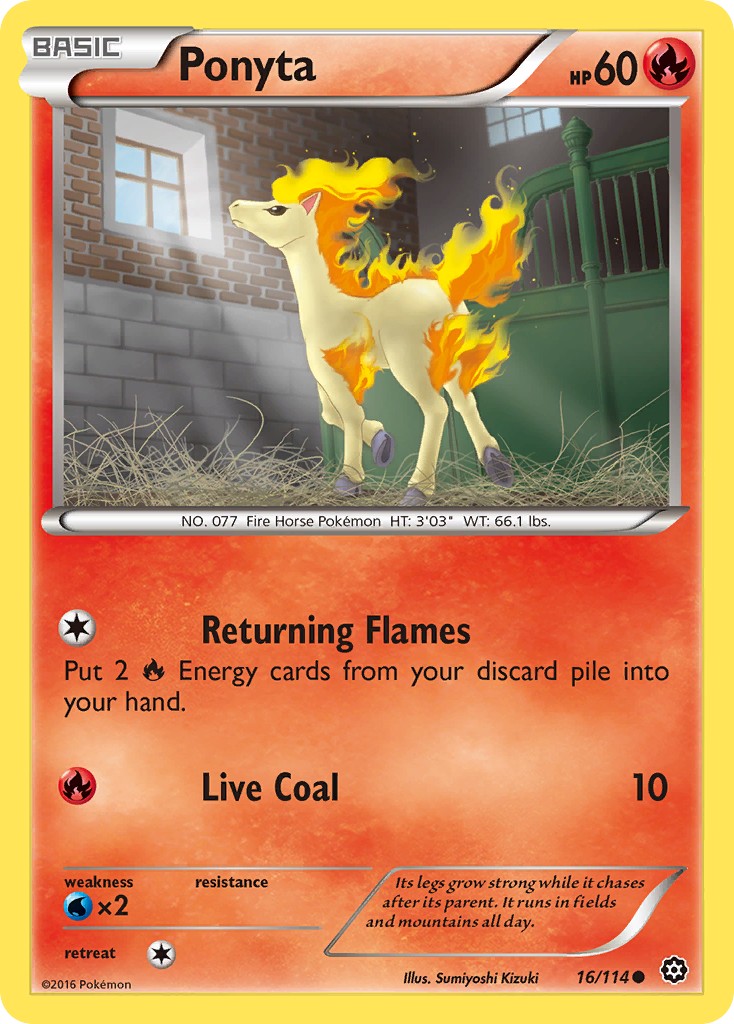 2016 Pokémon Steam Siege 2016 Pokémon Steam Siege #16 trading card