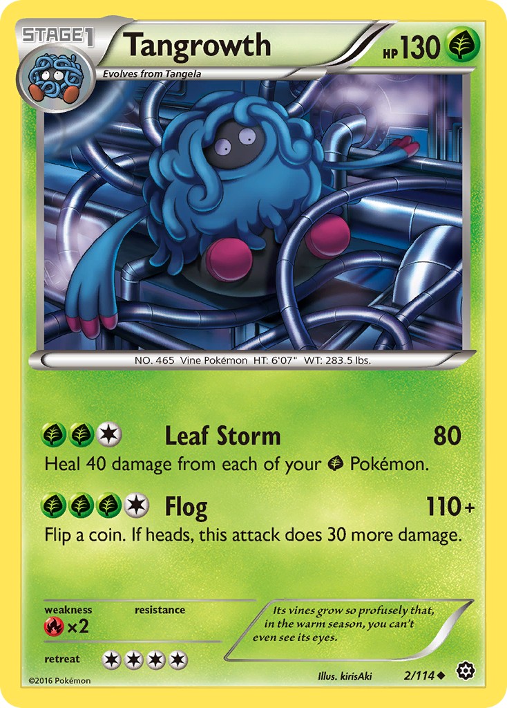 2016 Pokémon Steam Siege 2016 Pokémon Steam Siege #2 trading card