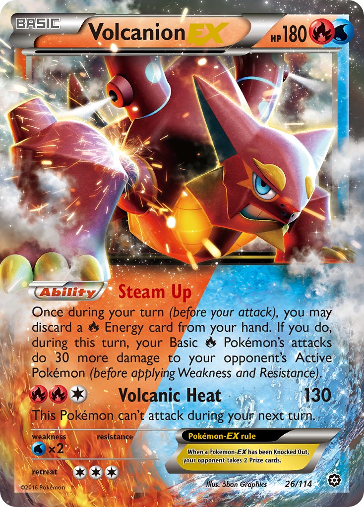 2016 Pokémon Steam Siege 2016 Pokémon Steam Siege #26 trading card