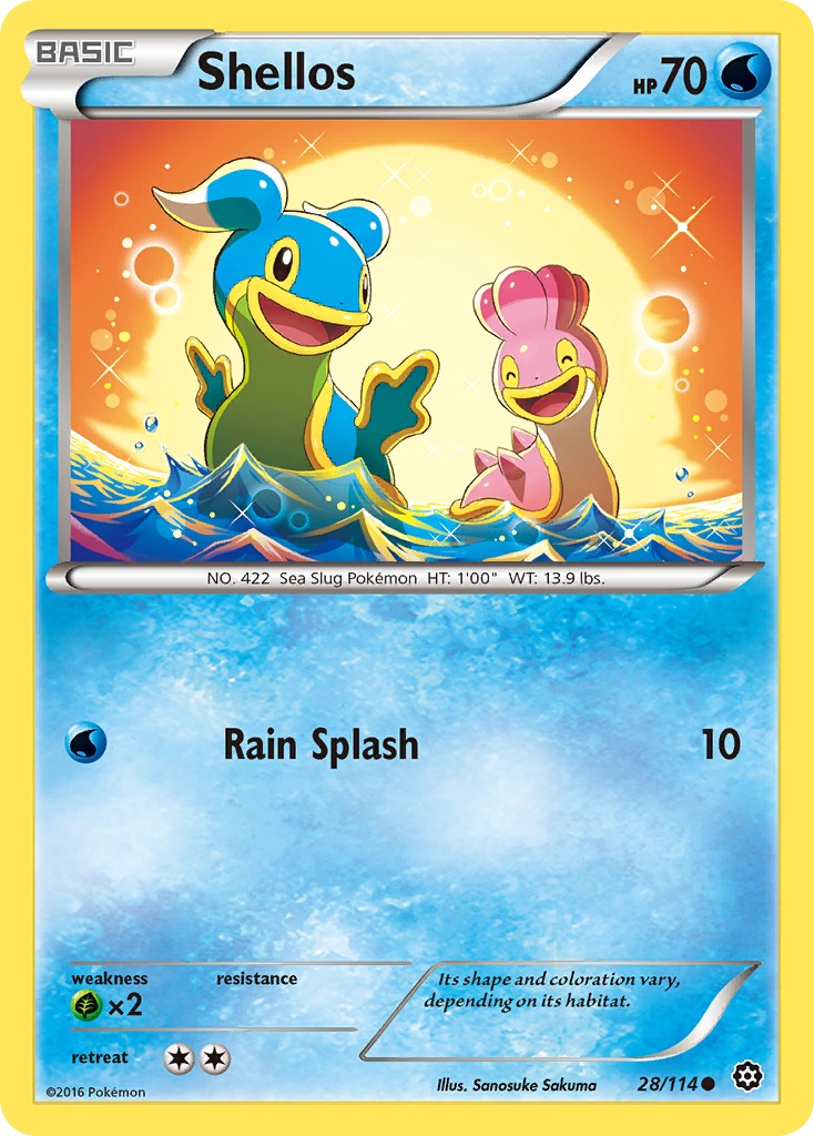 2016 Pokémon Steam Siege 2016 Pokémon Steam Siege #28 trading card