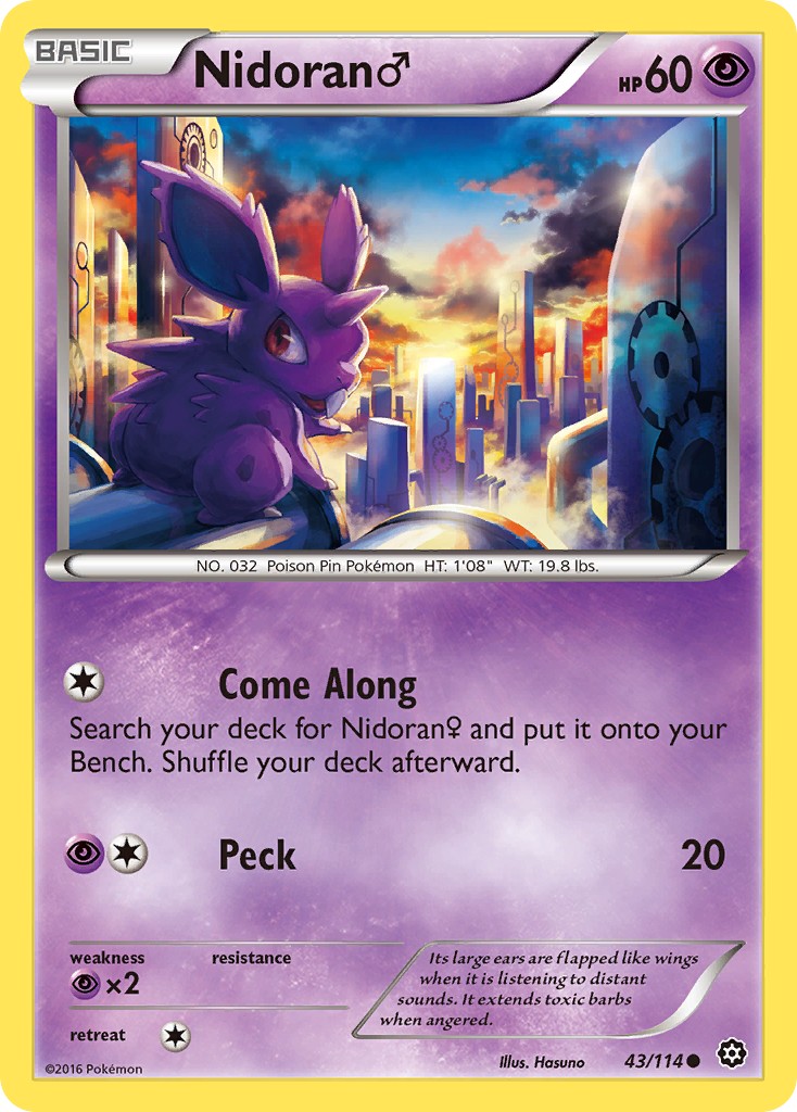 2016 Pokémon Steam Siege 2016 Pokémon Steam Siege #43 trading card