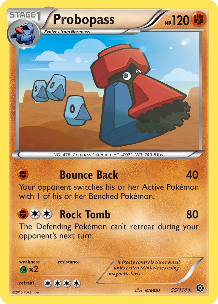 2016 Pokémon Steam Siege 2016 Pokémon Steam Siege #55 trading card