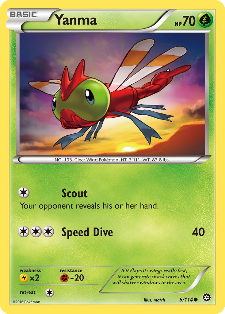 2016 Pokémon Steam Siege 2016 Pokémon Steam Siege #6 trading card