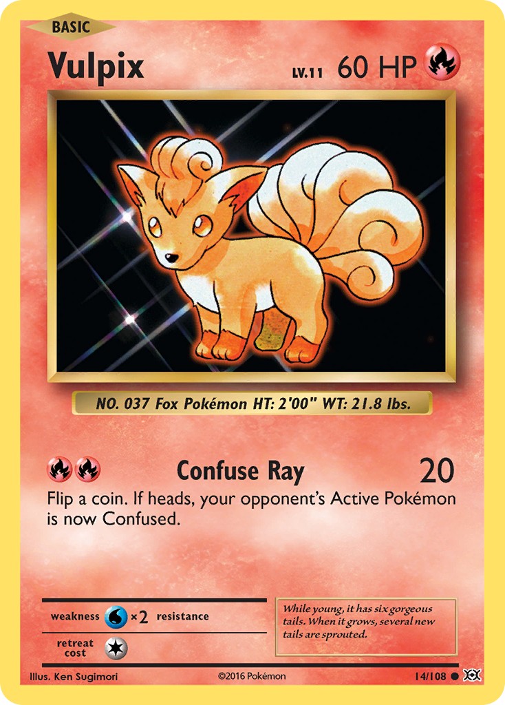 2016 Pokémon Evolutions 2016 Pokémon Evolutions #14 trading card