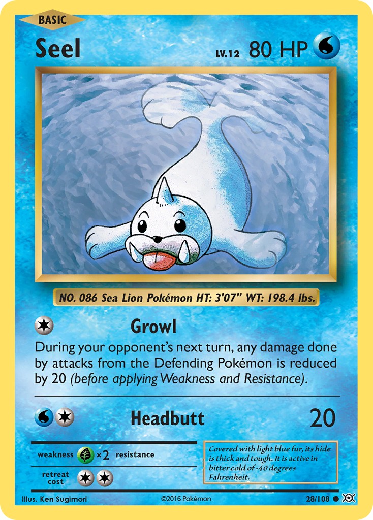 2016 Pokémon Evolutions 2016 Pokémon Evolutions #28 trading card