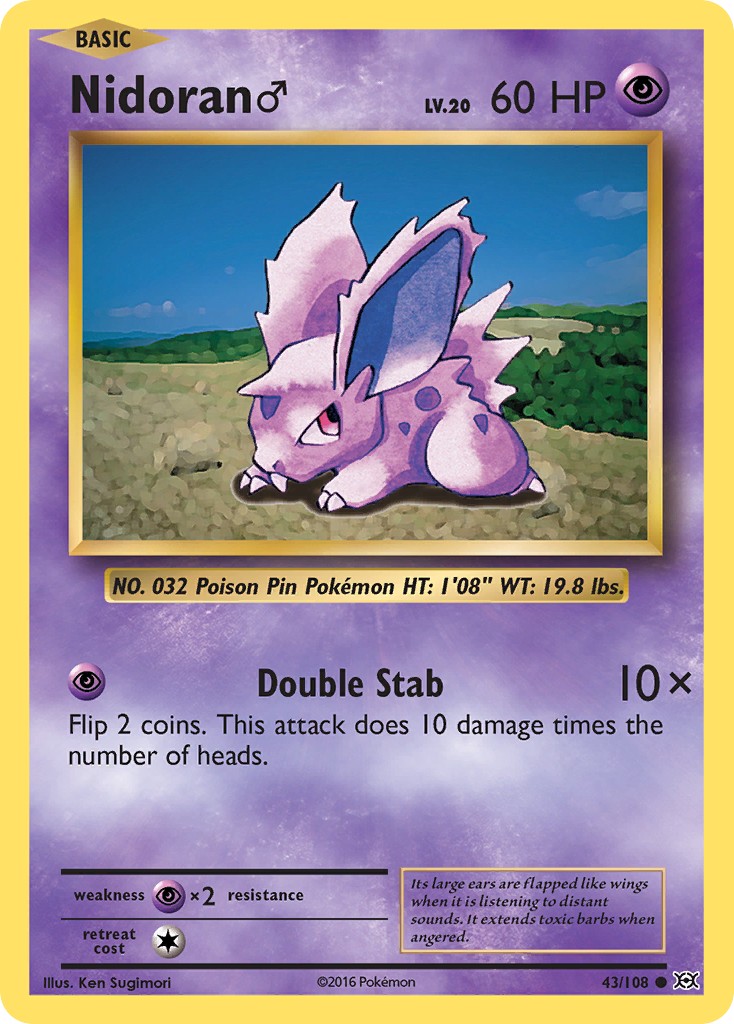 2016 Pokémon Evolutions 2016 Pokémon Evolutions #43 trading card