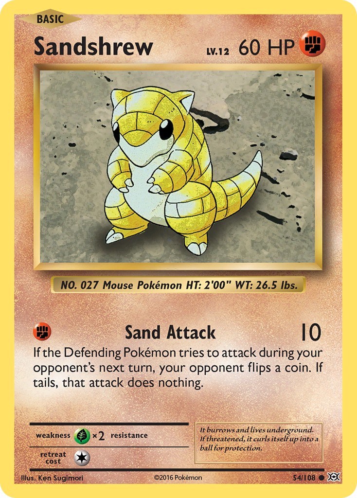 2016 Pokémon Evolutions 2016 Pokémon Evolutions #54 trading card