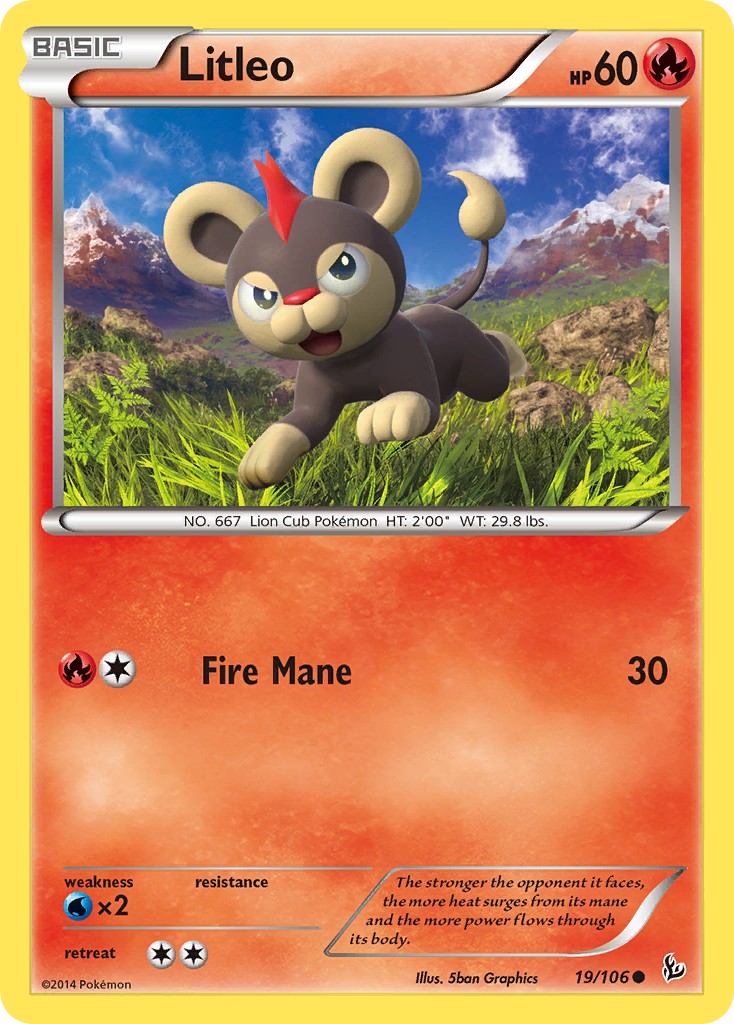 2014 Pokémon Flashfire 2014 Pokémon Flashfire #19 trading card