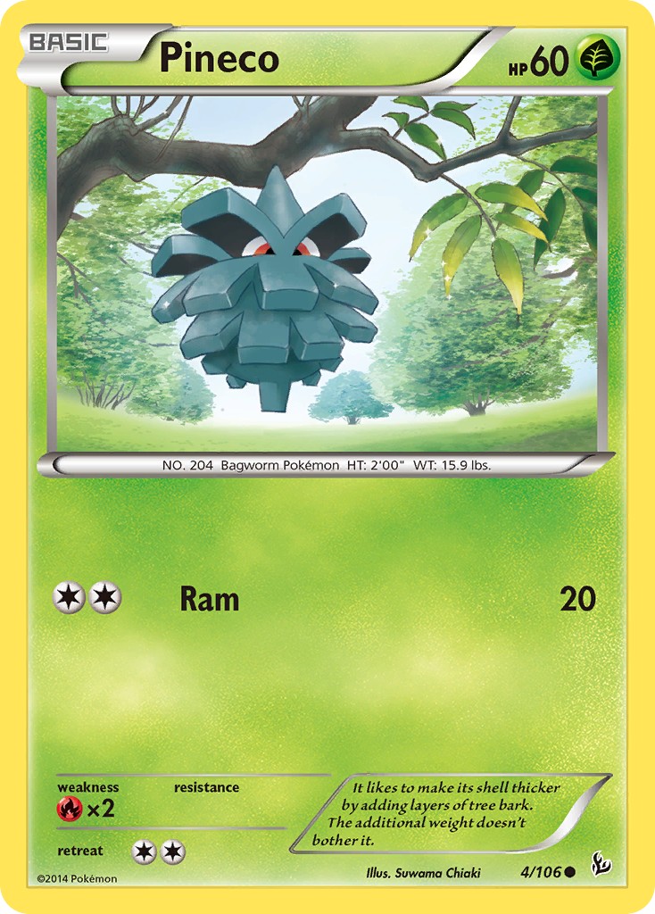 2014 Pokémon Flashfire 2014 Pokémon Flashfire #4 trading card