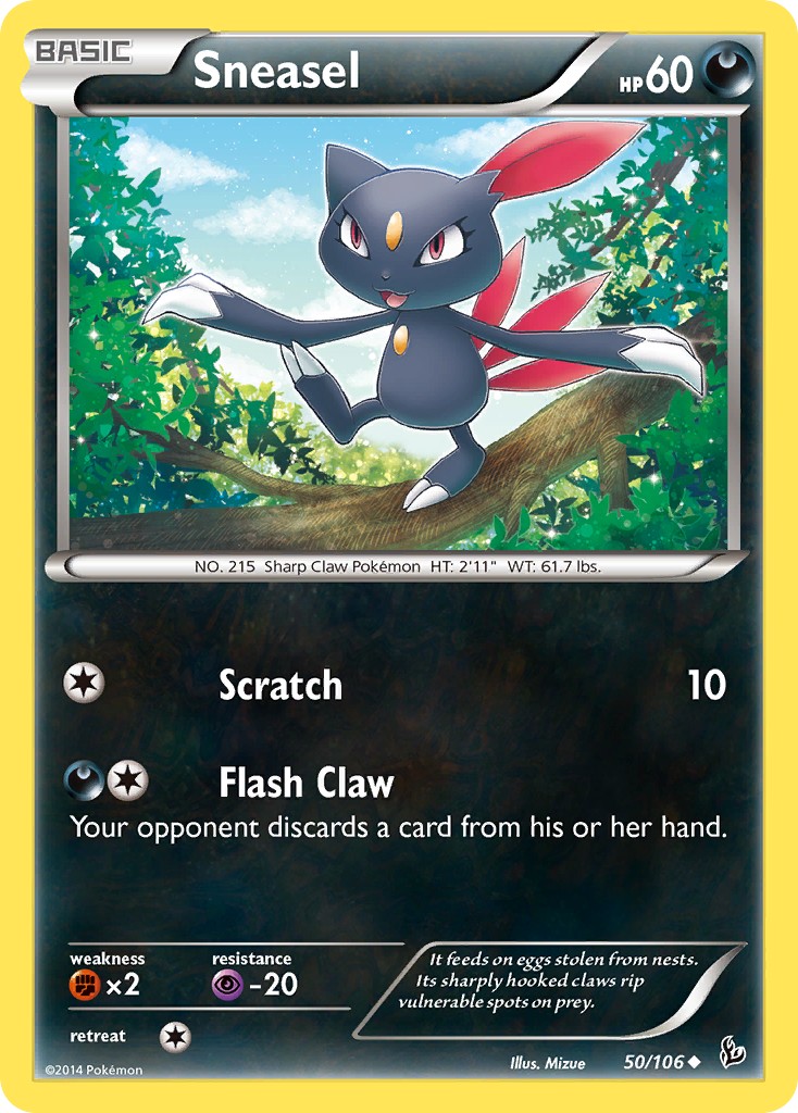 2014 Pokémon Flashfire 2014 Pokémon Flashfire #50 trading card