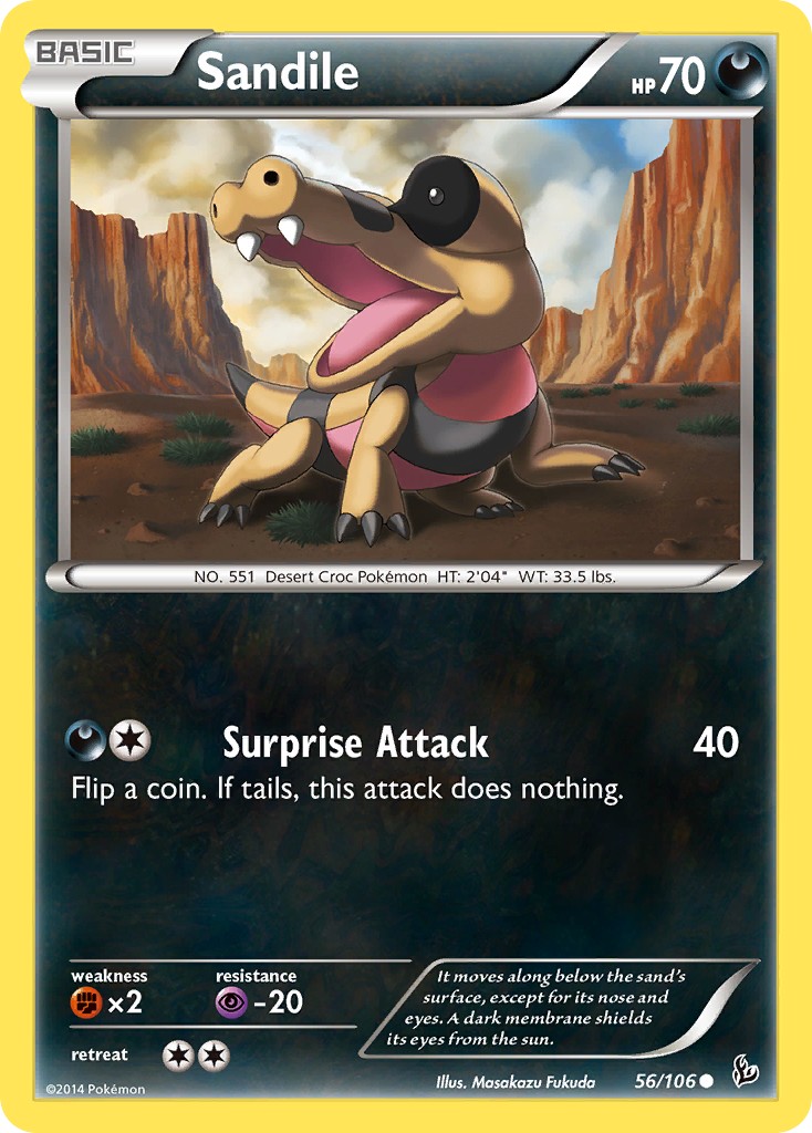 2014 Pokémon Flashfire 2014 Pokémon Flashfire #56 trading card