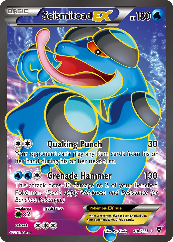 2014 Pokémon Furious Fists 2014 Pokémon Furious Fists #106 trading card