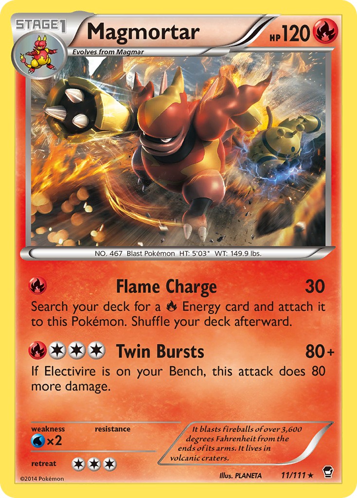 2014 Pokémon Furious Fists 2014 Pokémon Furious Fists #11 trading card