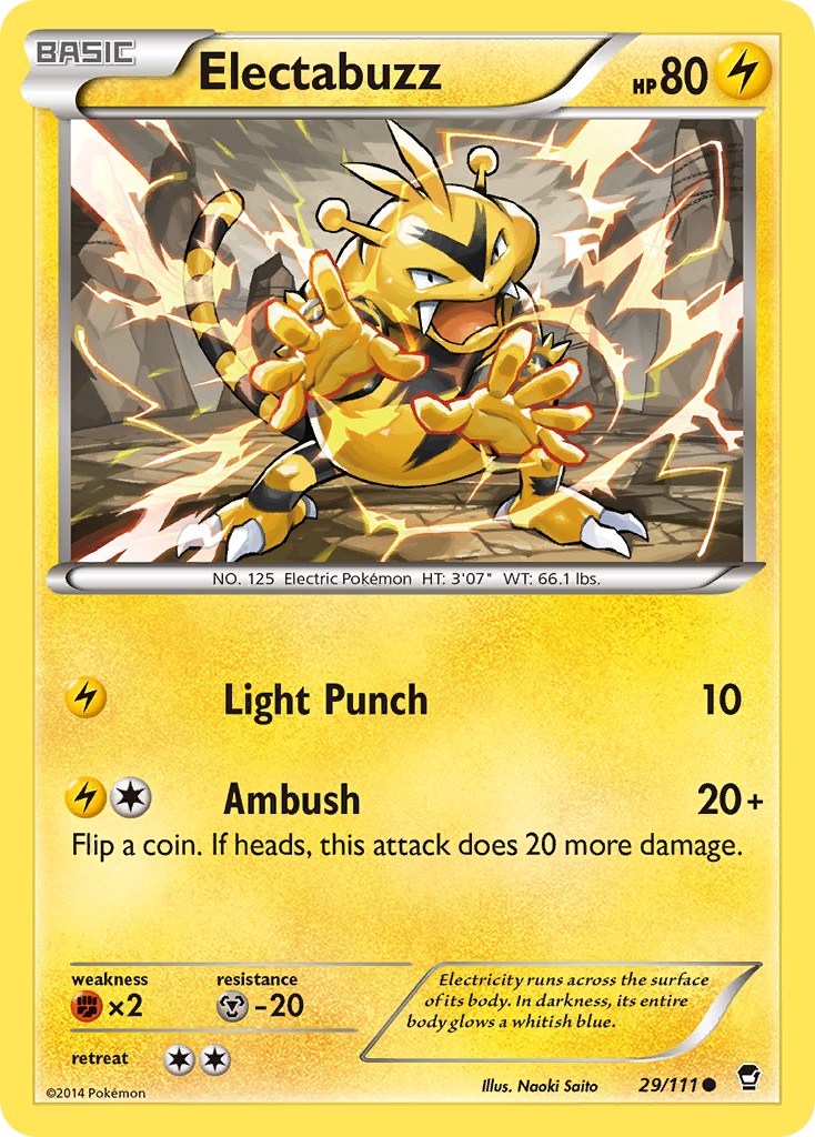 2014 Pokémon Furious Fists 2014 Pokémon Furious Fists #29 trading card