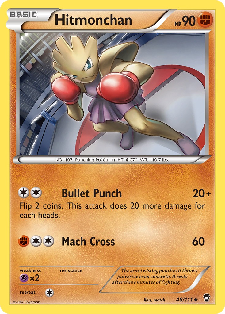 2014 Pokémon Furious Fists 2014 Pokémon Furious Fists #48 trading card
