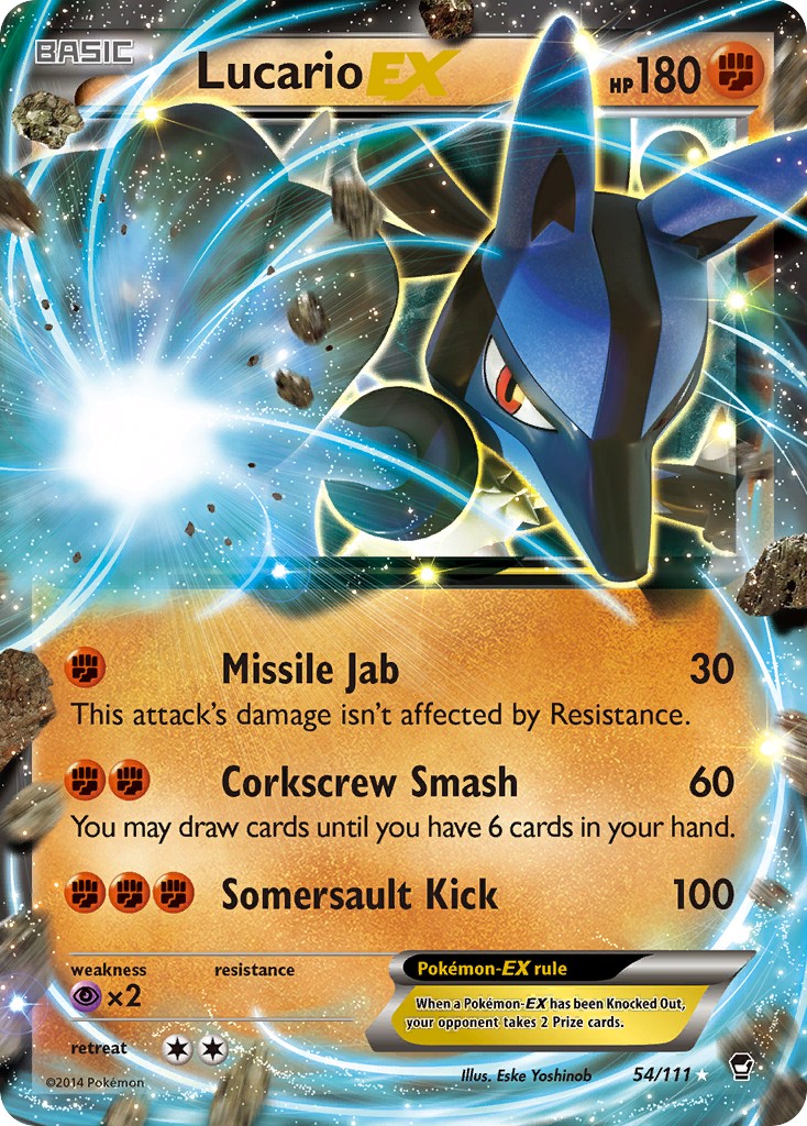 2014 Pokémon Furious Fists 2014 Pokémon Furious Fists #54 trading card