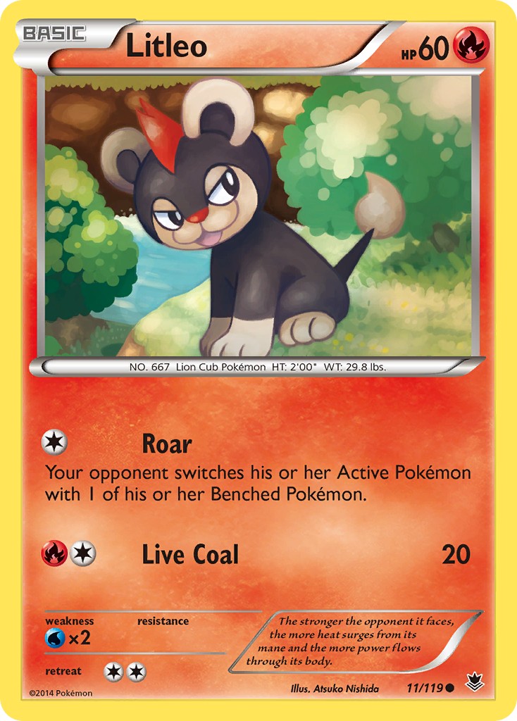 2014 Pokémon Phantom Forces 2014 Pokémon Phantom Forces #11 trading card