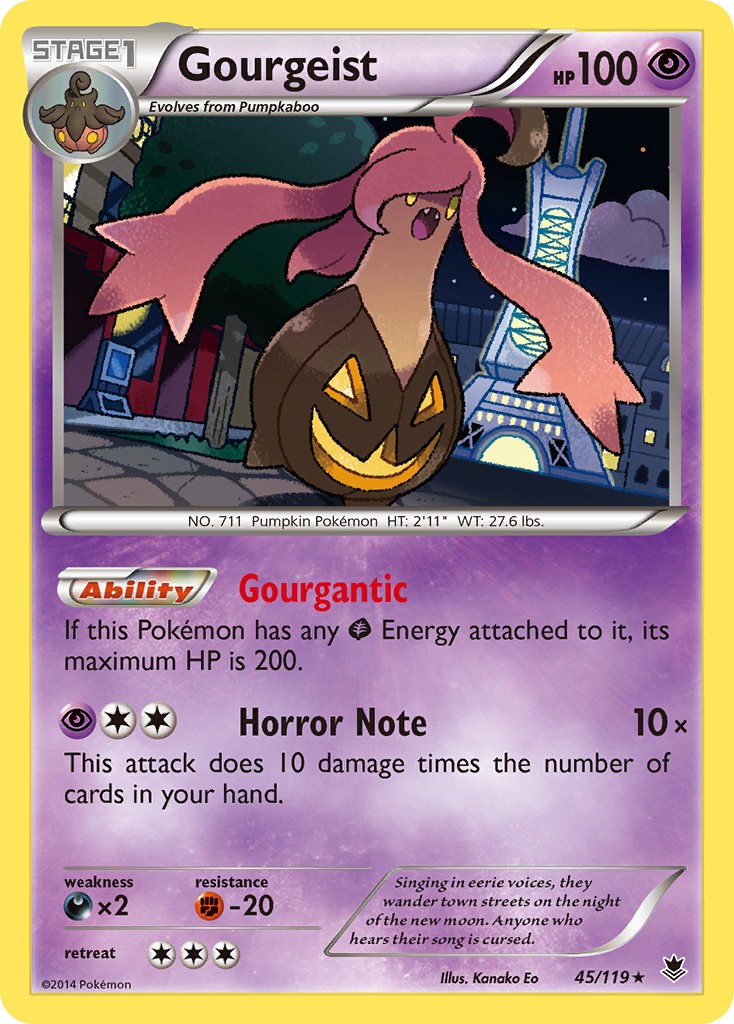 2014 Pokémon Phantom Forces 2014 Pokémon Phantom Forces #45 trading card