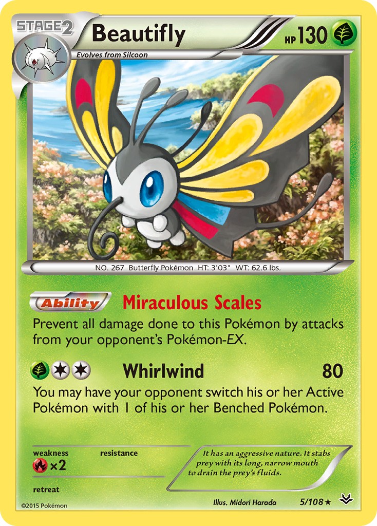 2015 Pokémon Roaring Skies 2015 Pokémon Roaring Skies #5 trading card