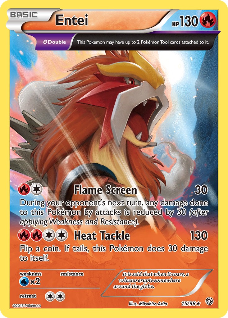 2015 Pokémon Ancient Origins 2015 Pokémon Ancient Origins #15 trading card