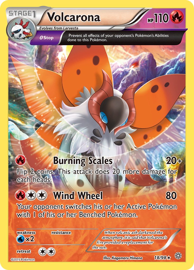 2015 Pokémon Ancient Origins 2015 Pokémon Ancient Origins #18 trading card