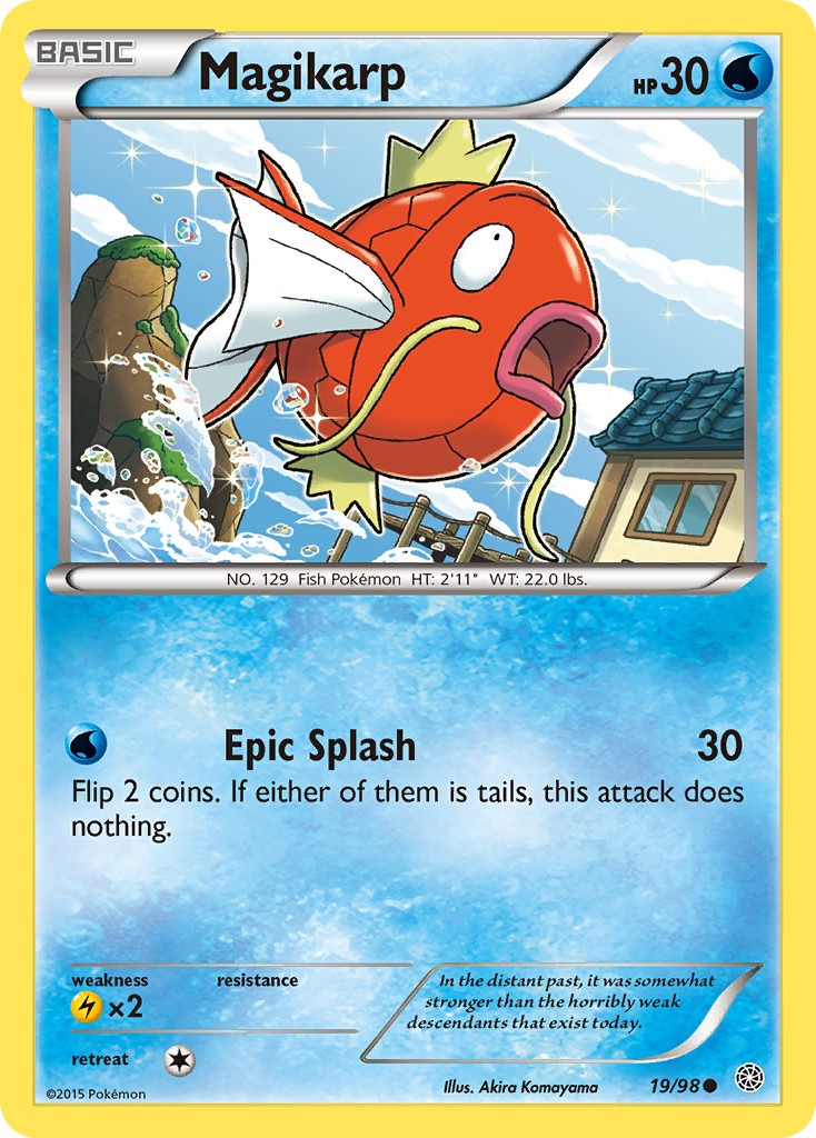 2015 Pokémon Ancient Origins 2015 Pokémon Ancient Origins #19 trading card