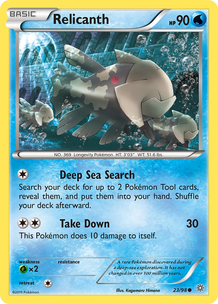 2015 Pokémon Ancient Origins 2015 Pokémon Ancient Origins #23 trading card
