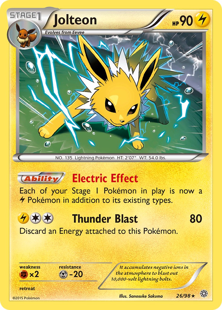 2015 Pokémon Ancient Origins 2015 Pokémon Ancient Origins #26 trading card