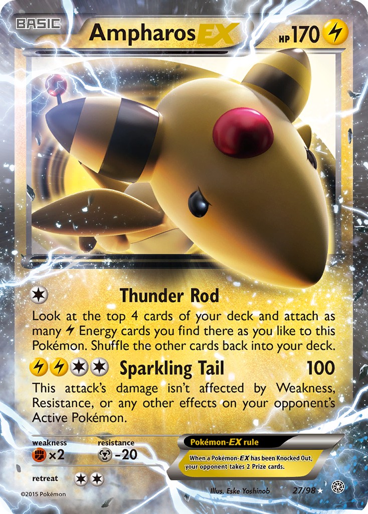2015 Pokémon Ancient Origins 2015 Pokémon Ancient Origins #27 trading card