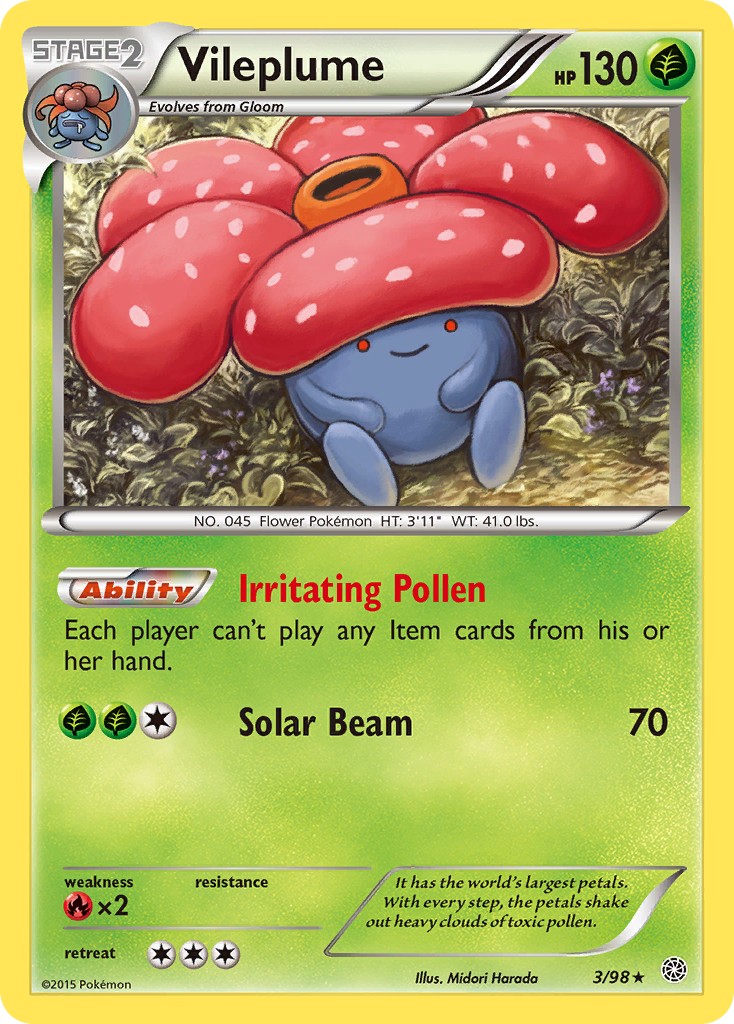 2015 Pokémon Ancient Origins 2015 Pokémon Ancient Origins #3 trading card