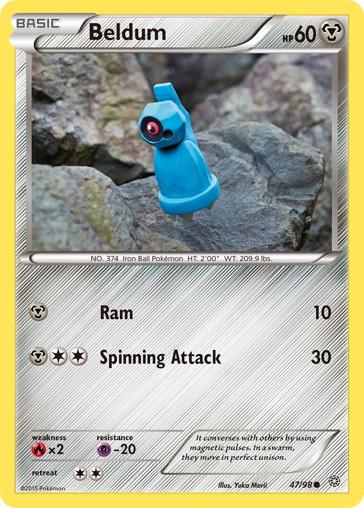 2015 Pokémon Ancient Origins 2015 Pokémon Ancient Origins #47 trading card