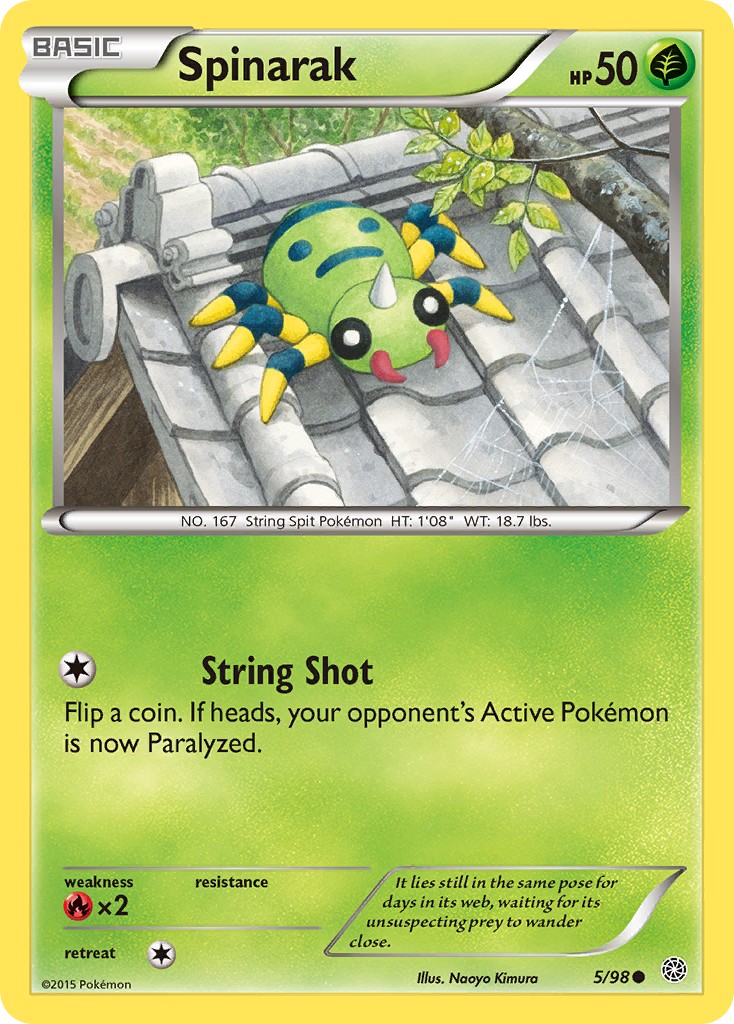 2015 Pokémon Ancient Origins 2015 Pokémon Ancient Origins #5 trading card