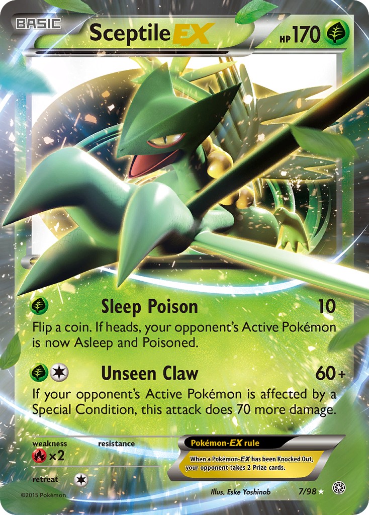 Sceptile-EX (Rare Holo EX · Holo)