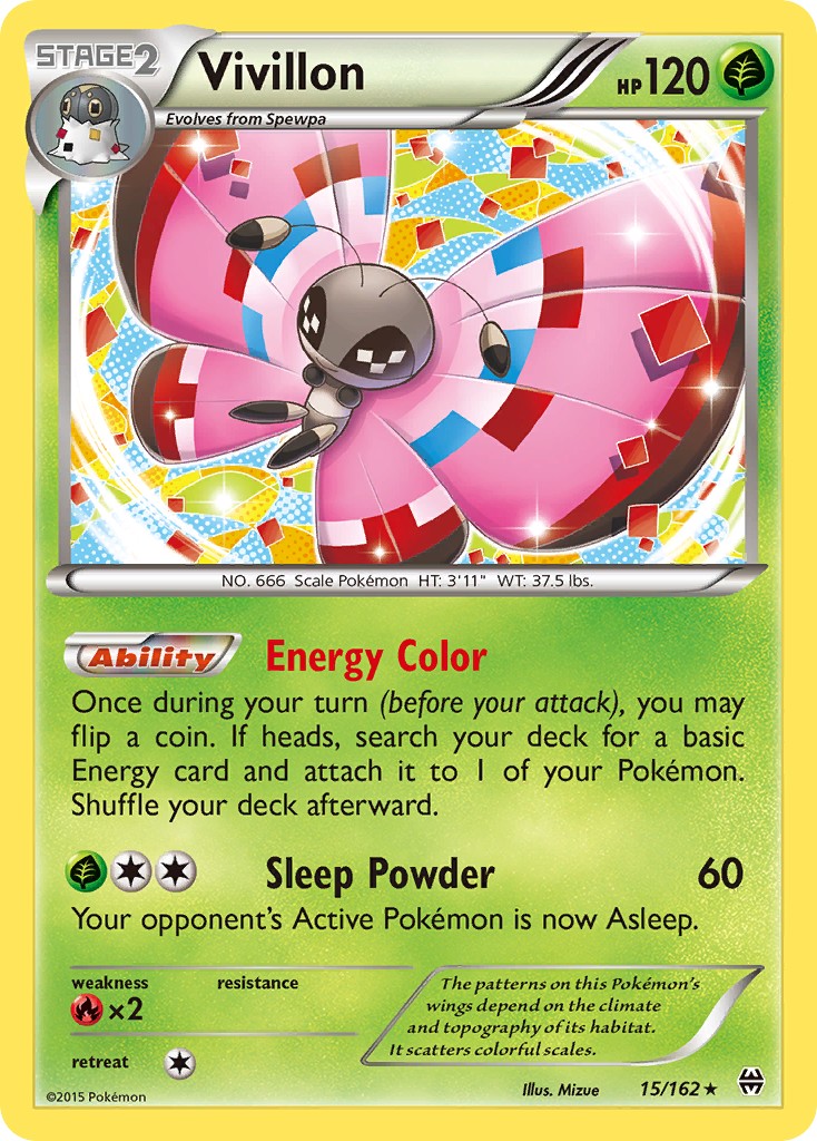 2015 Pokémon BREAKthrough 2015 Pokémon BREAKthrough #15 trading card