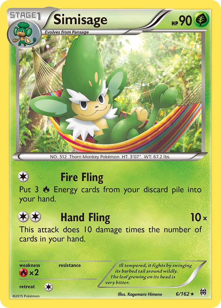 2015 Pokémon BREAKthrough 2015 Pokémon BREAKthrough #6 trading card