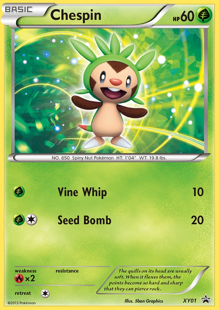 2013 Pokémon XY Black Star Promos 2013 Pokémon XY Black Star Promos #XY01 trading card