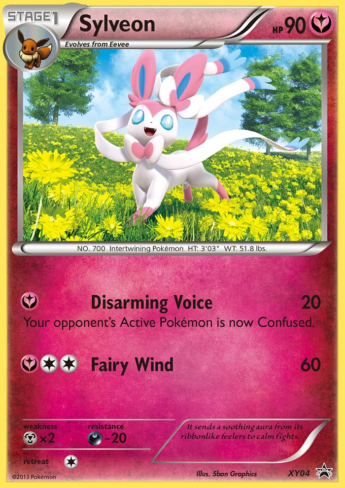 2013 Pokémon XY Black Star Promos Sylveon #XY04 trading card